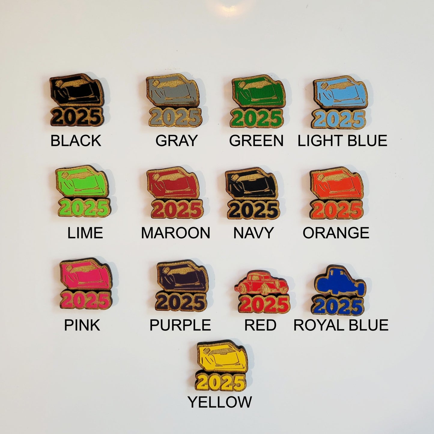 Additional Drop-in Charms for Customized Racing Christmas Ornament