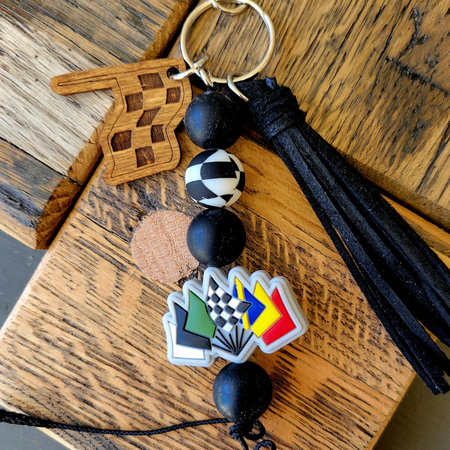 Large Focal Bead Design Your Own Silicone Bead Key Fob