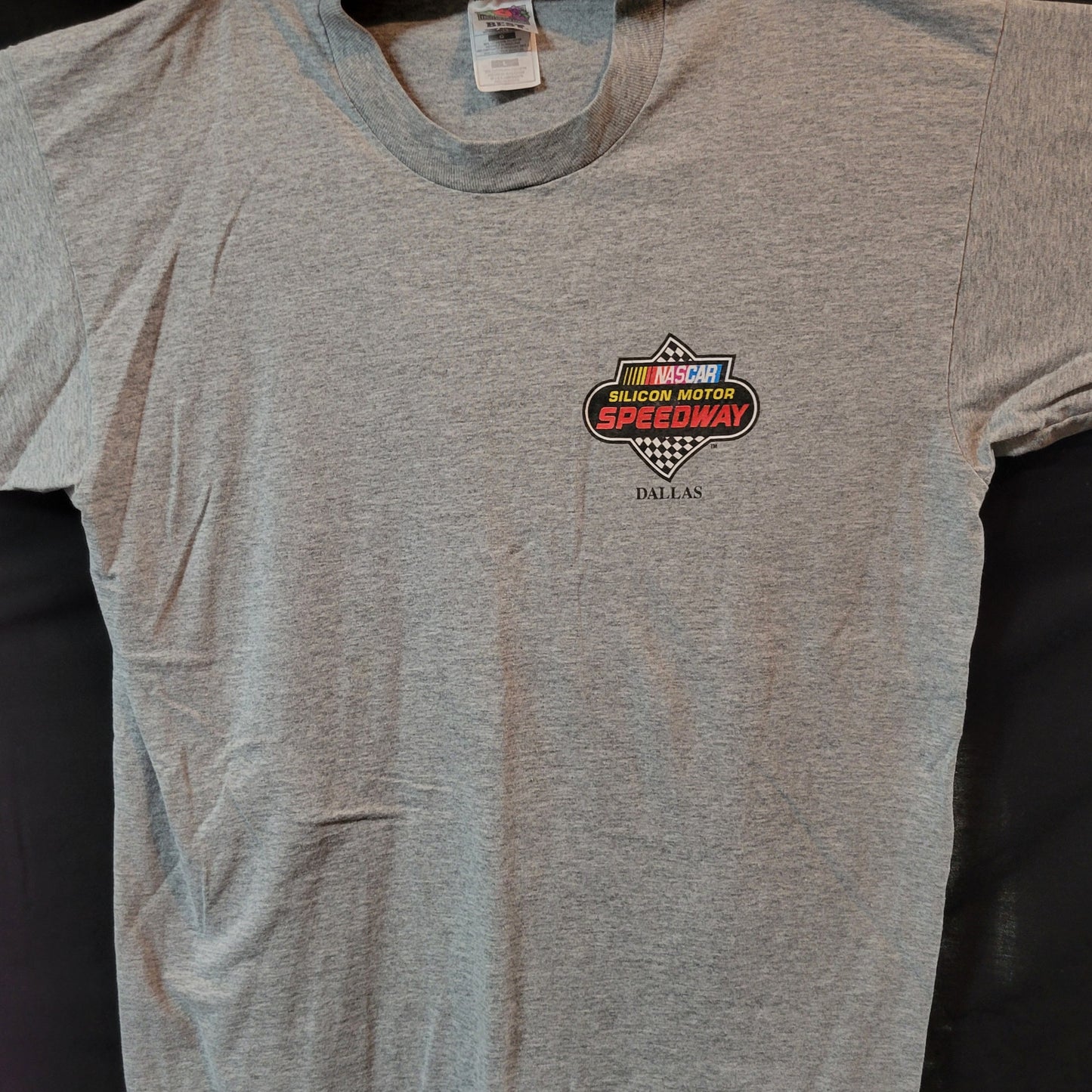 Vintage Short-Sleeved NASCAR Silicone Motor Speedway T-Shirt