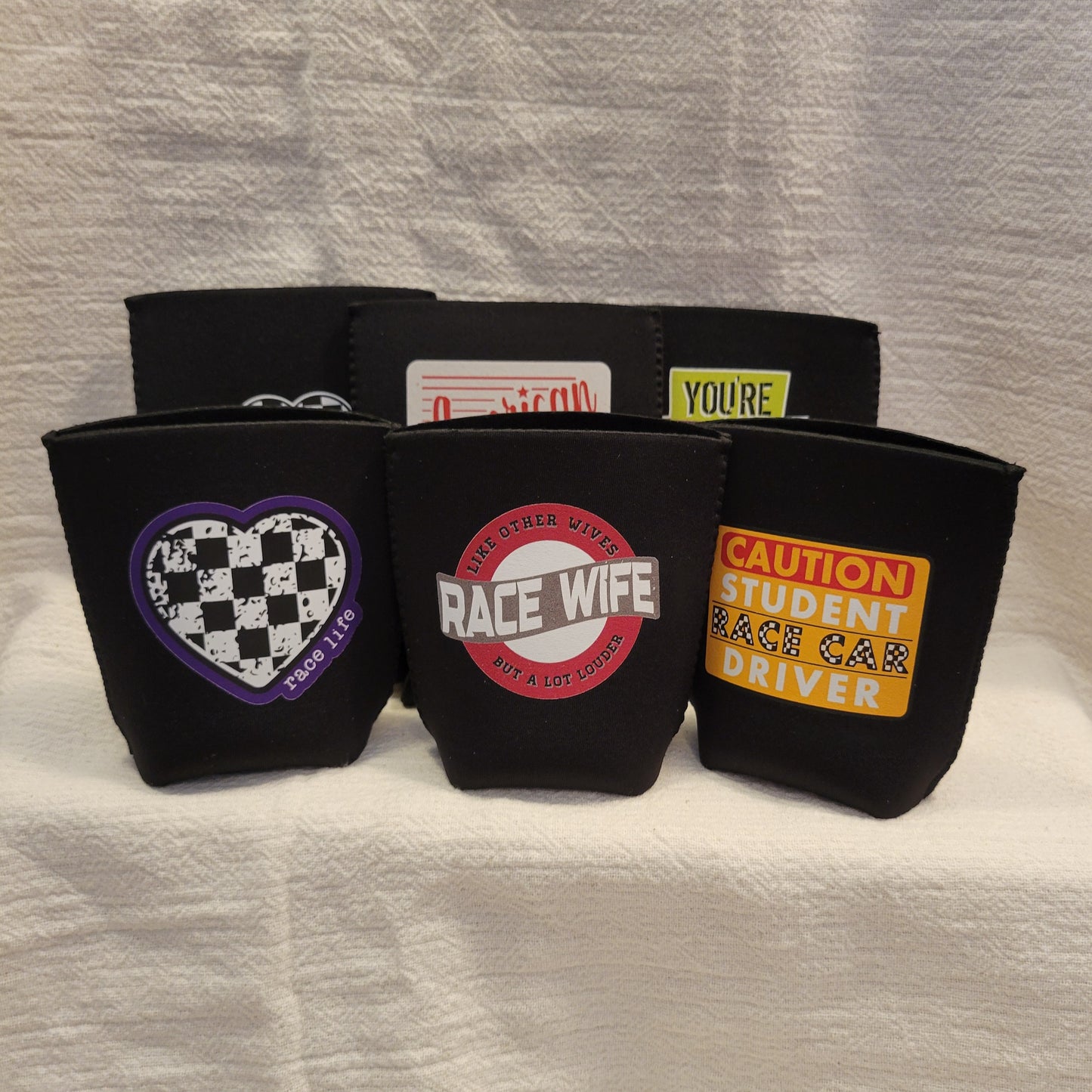 FINAL CLOSEOUT: Sticker Designs Can Coolers