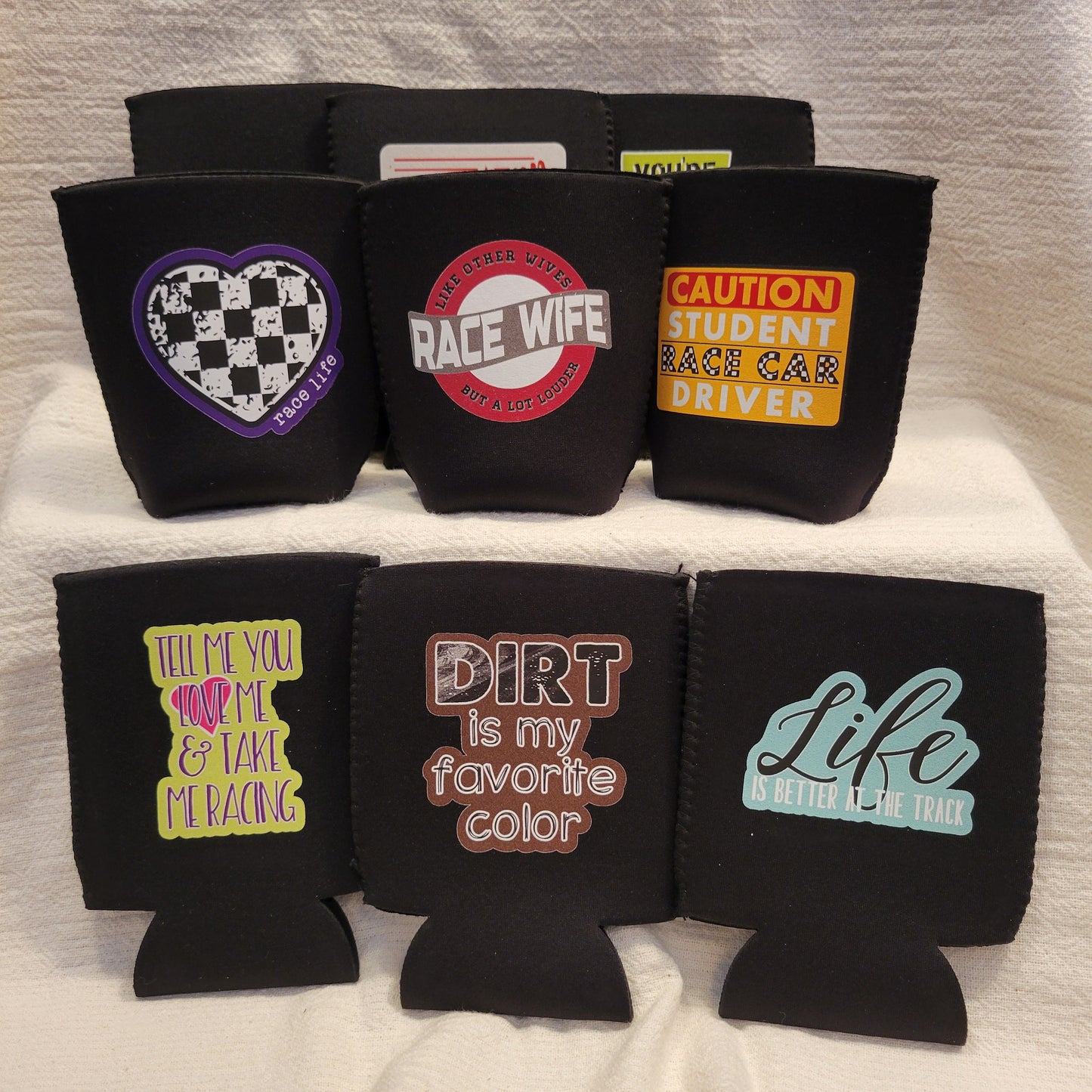 FINAL CLOSEOUT: Sticker Designs Can Coolers