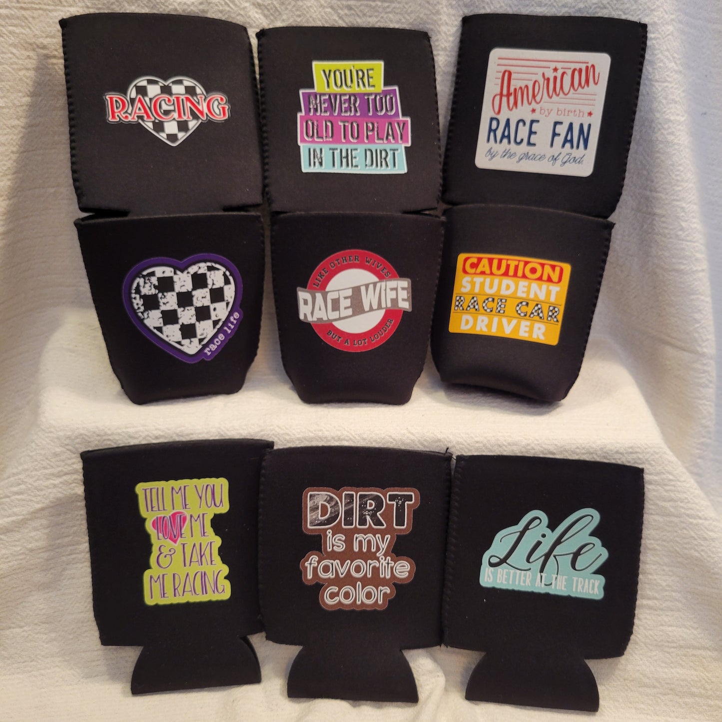 FINAL CLOSEOUT: Sticker Designs Can Coolers