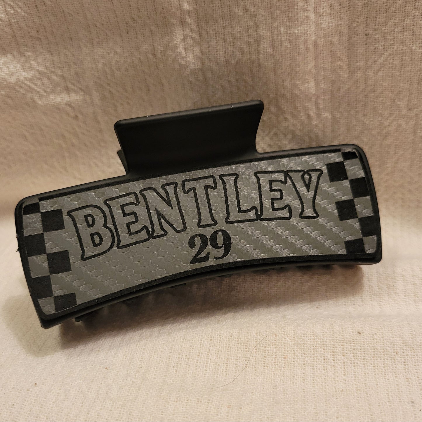 Custom Race Team Hair Claw Clip