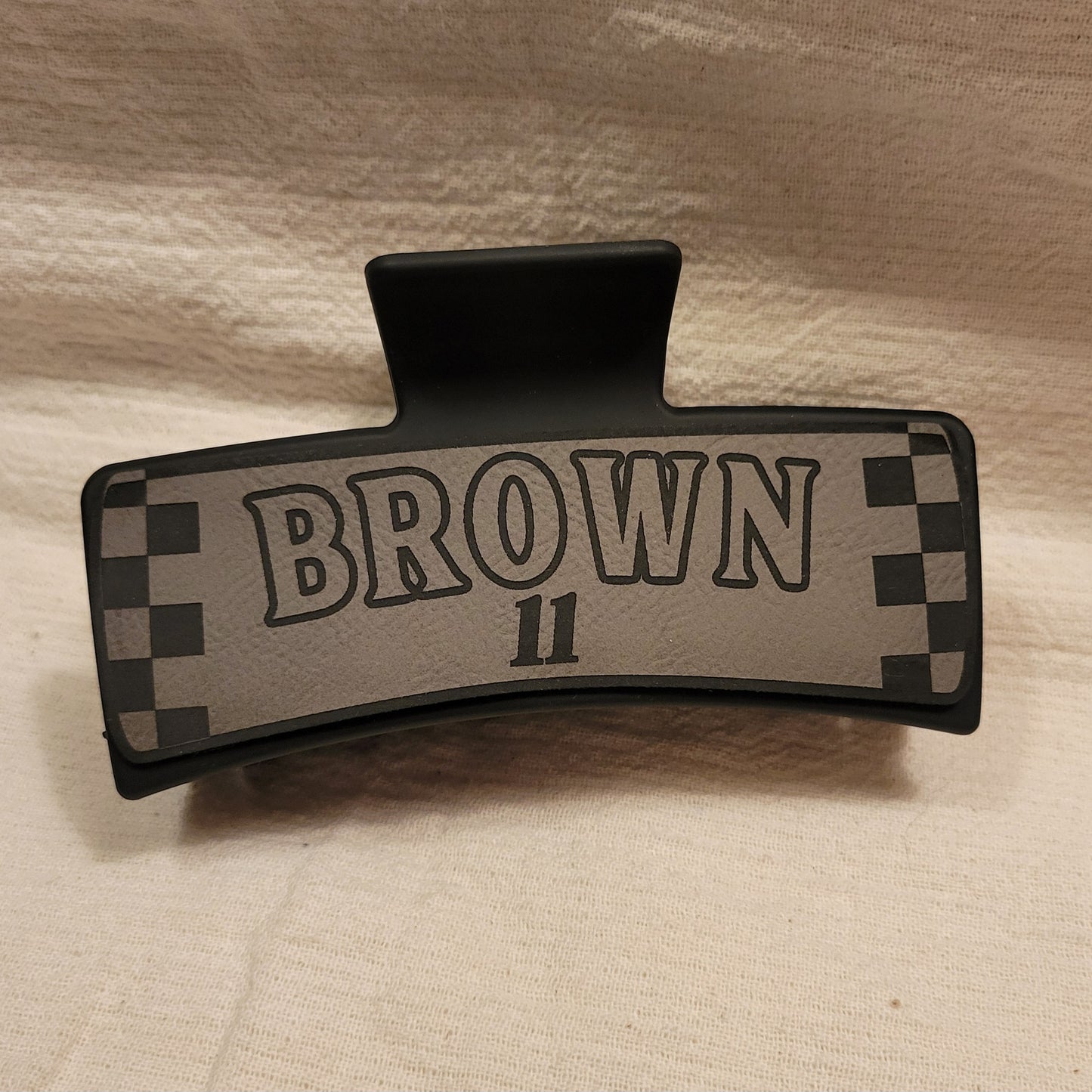 Custom Race Team Hair Claw Clip
