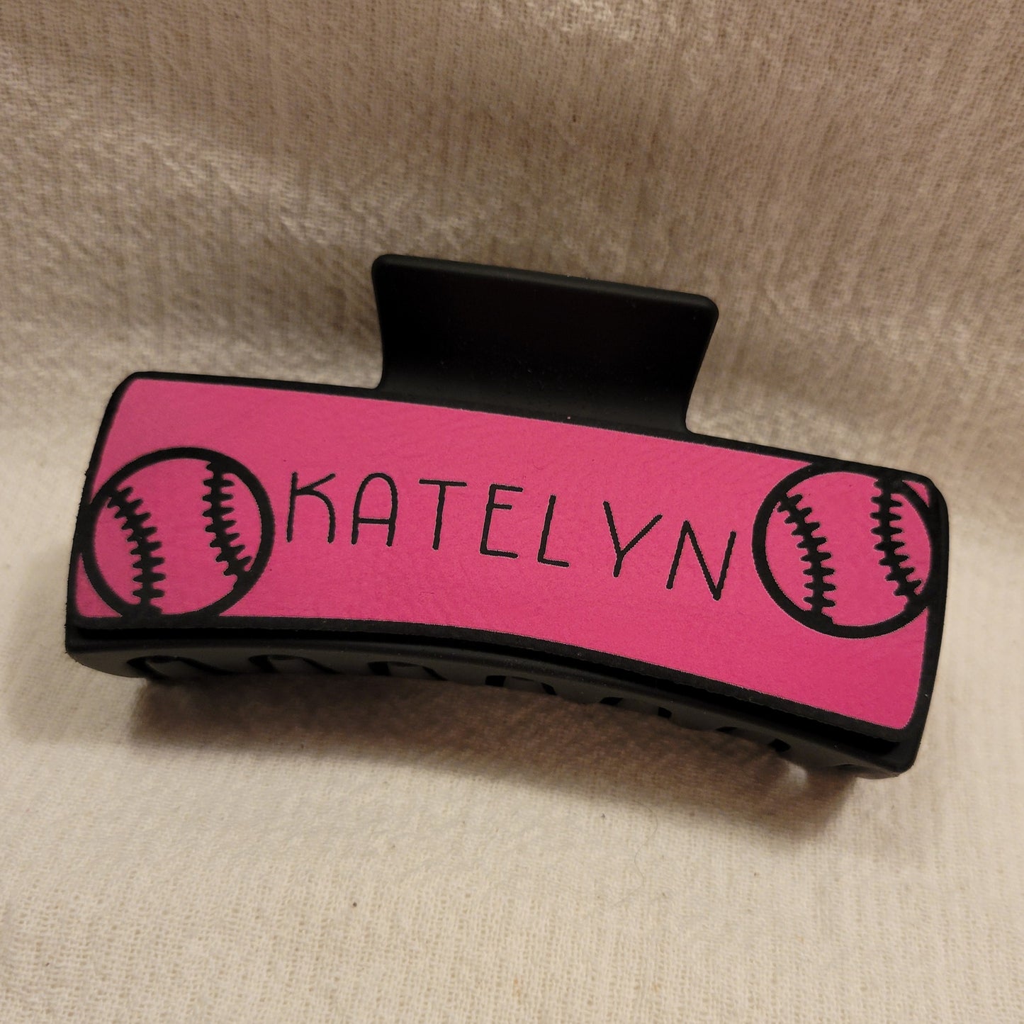 Custom Ball Sports Hair Claw Clip