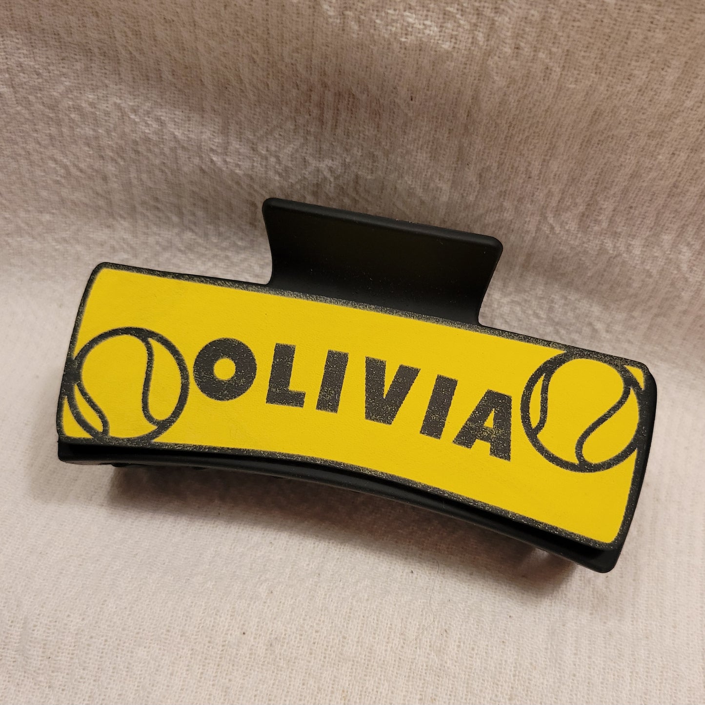 Custom Ball Sports Hair Claw Clip