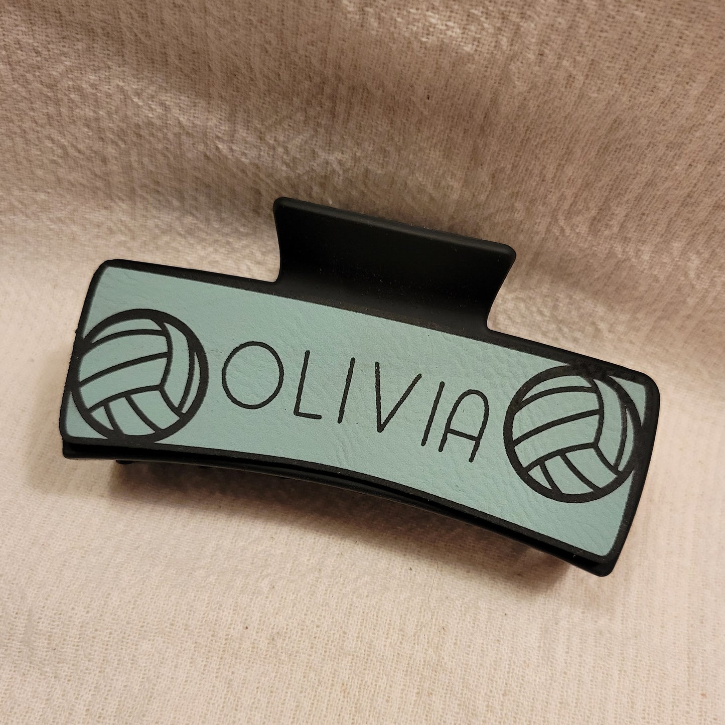 Custom Ball Sports Hair Claw Clip