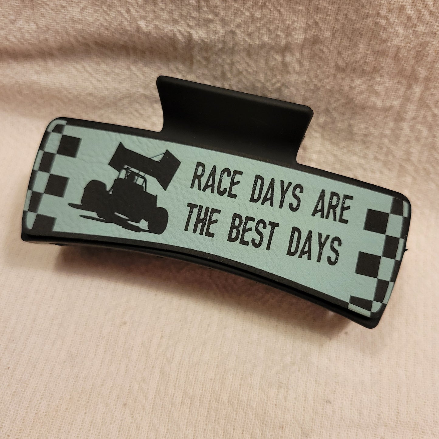 Race Car Race Days Best Days Hair Claw Clip