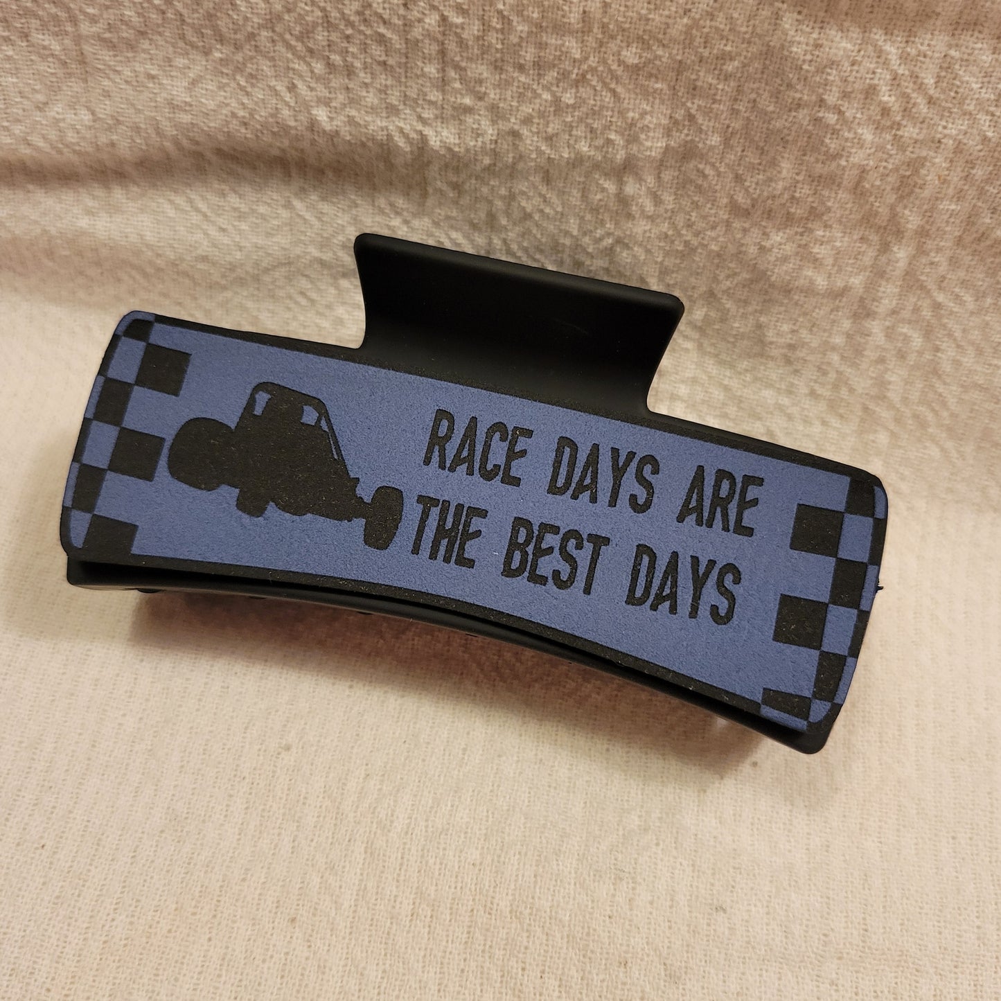 Race Car Race Days Best Days Hair Claw Clip