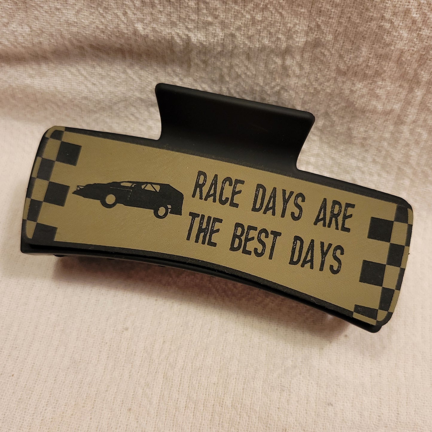 Race Car Race Days Best Days Hair Claw Clip
