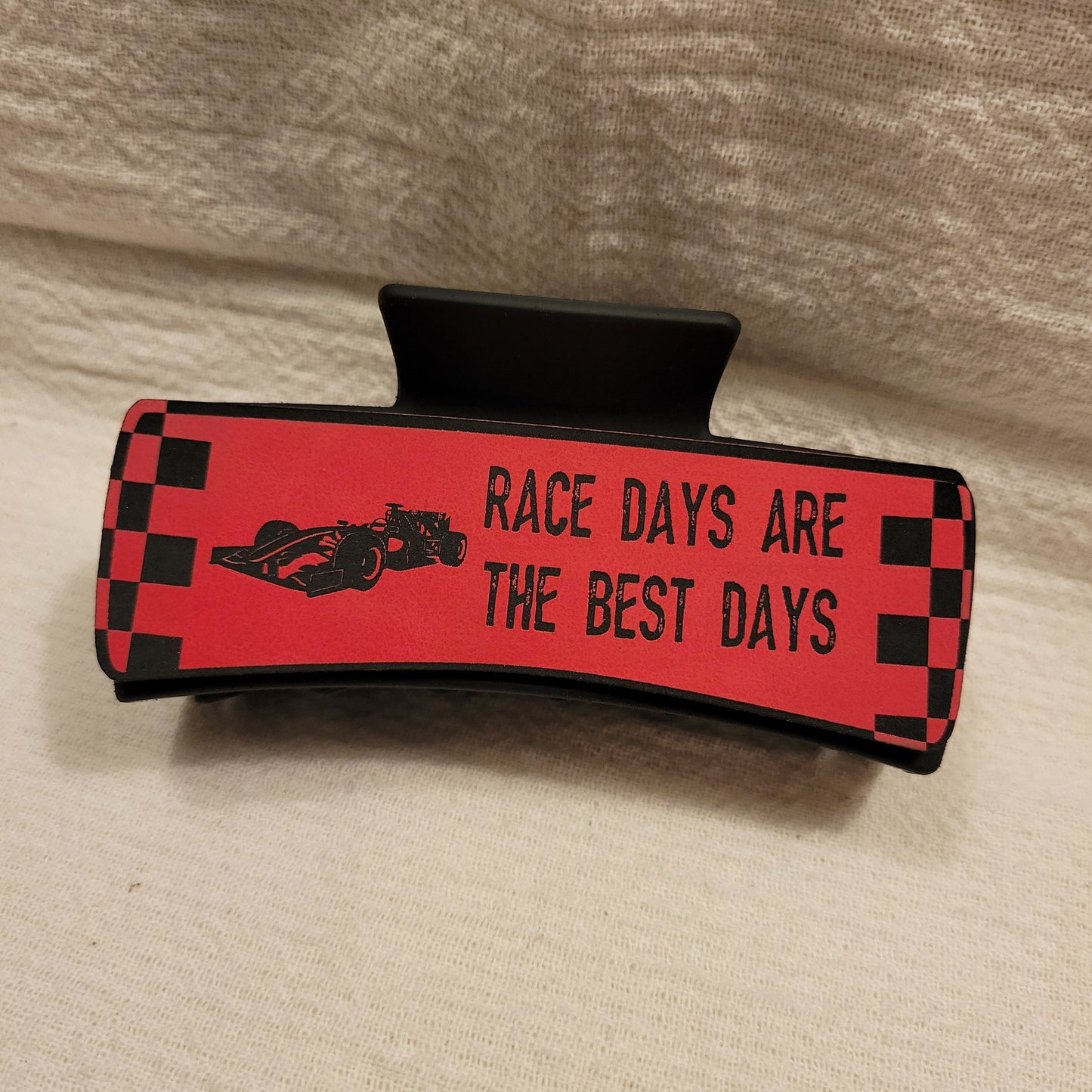 Race Car Race Days Best Days Hair Claw Clip