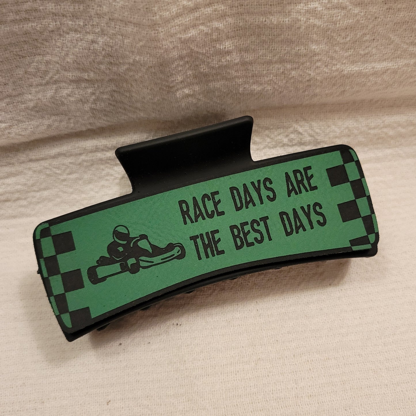 Race Car Race Days Best Days Hair Claw Clip