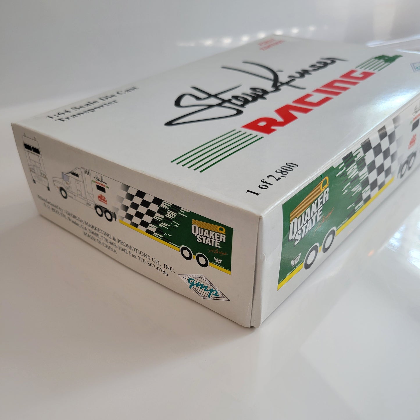 1:64 Scale Steve Kinser Quaker State Transporter Diecast