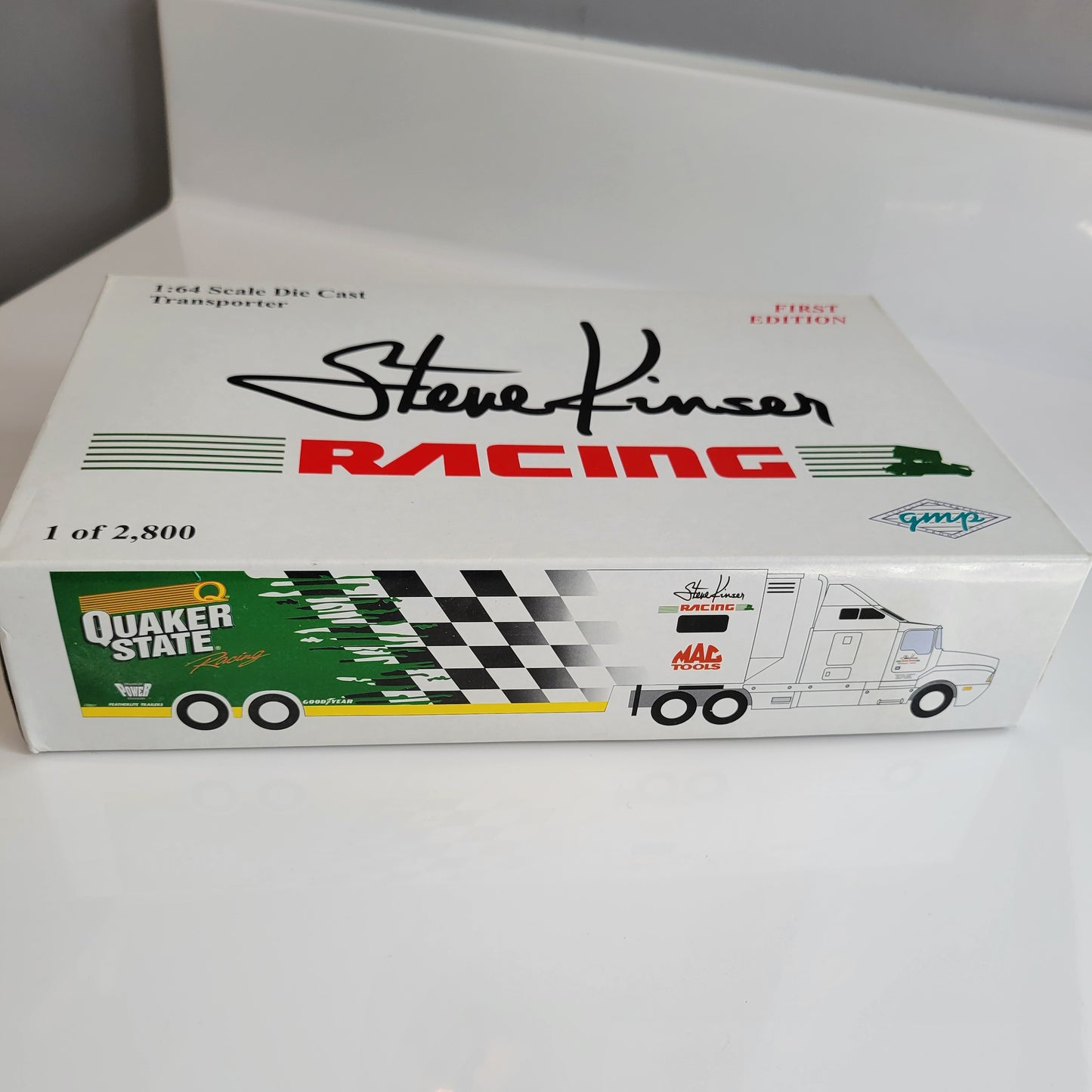 1:64 Scale Steve Kinser Quaker State Transporter Diecast