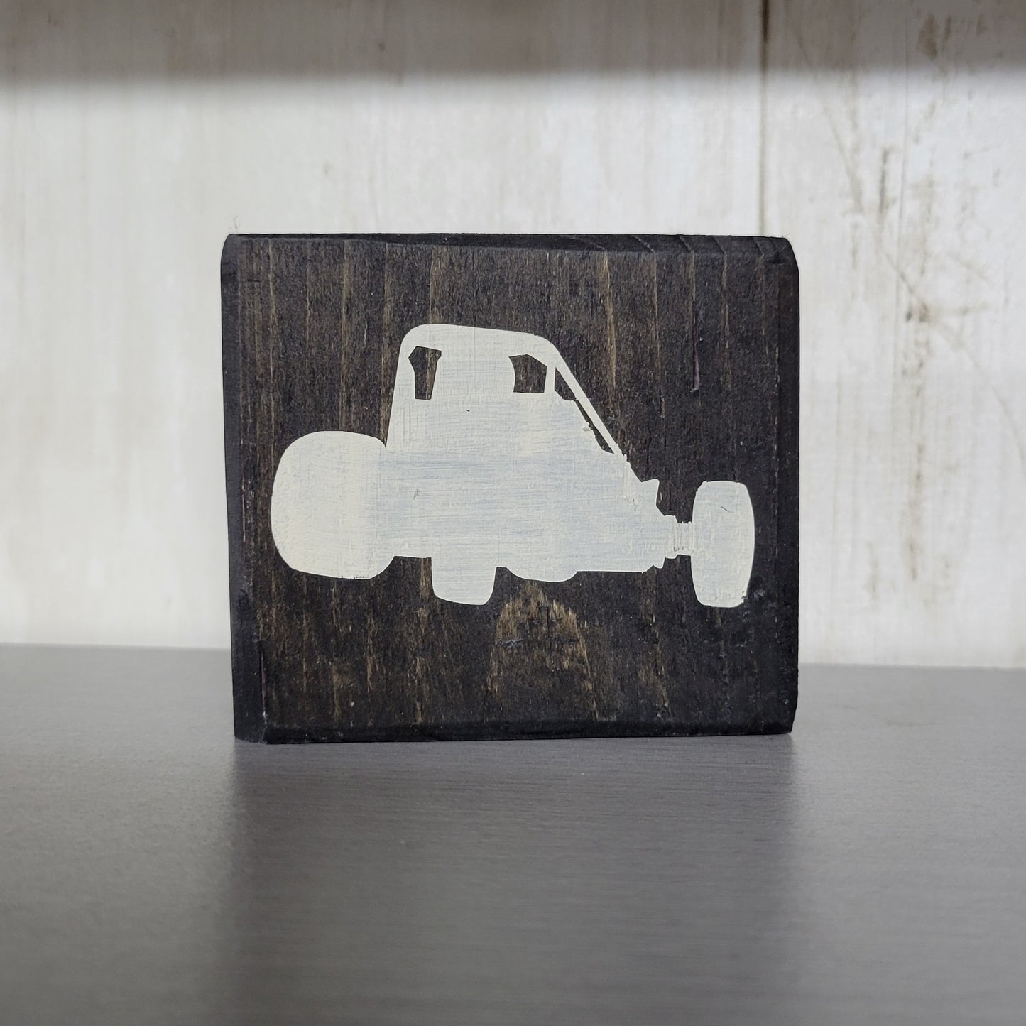 Midget Wood Block Scrappy Sign