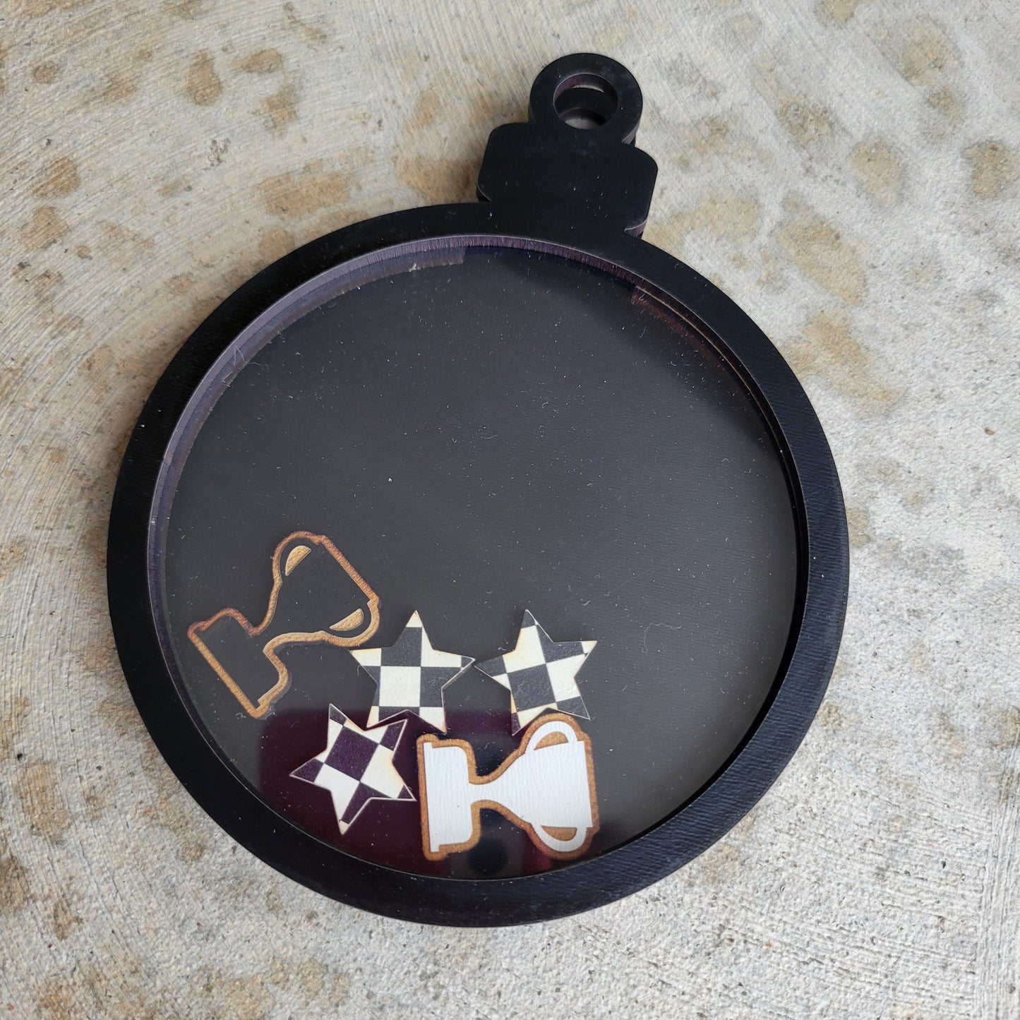 Additional Drop-in Charms for Customized Racing Christmas Ornament