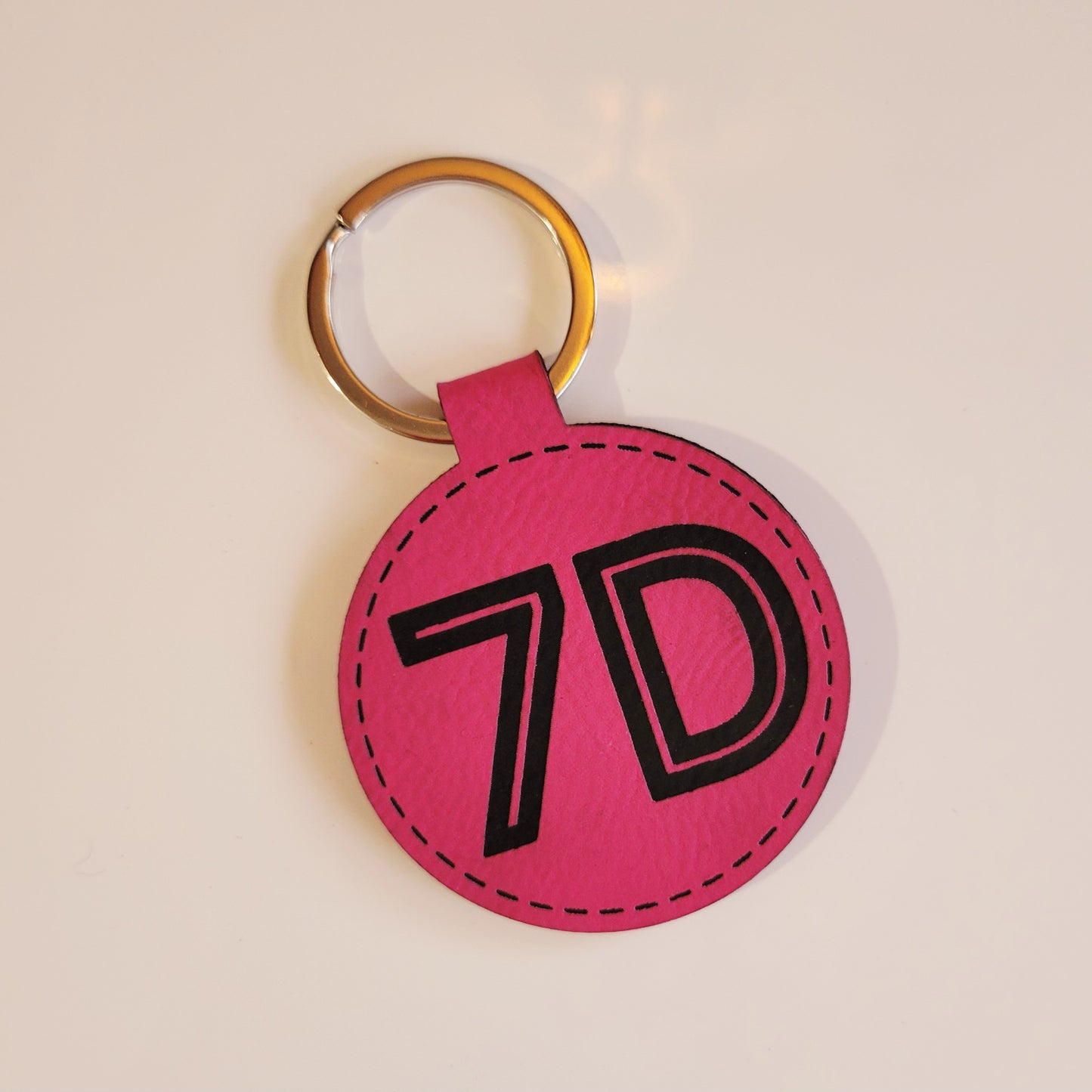 Personalized Leatherette Key Fob