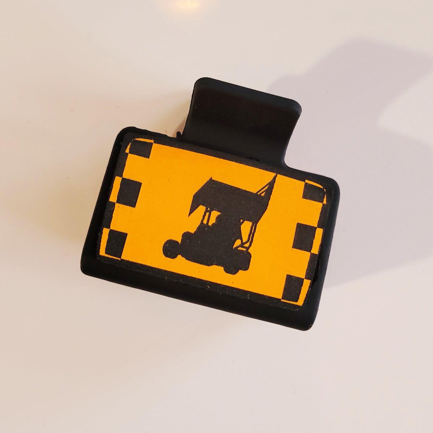 SMALL Race Car Hair Clip