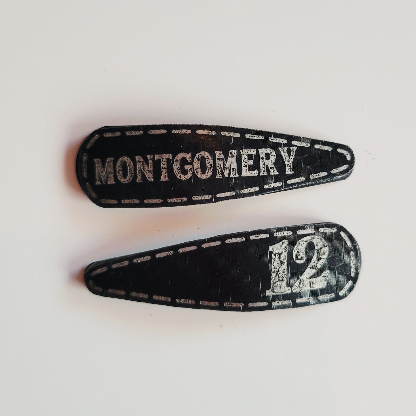 Custom Race Team Barrettes