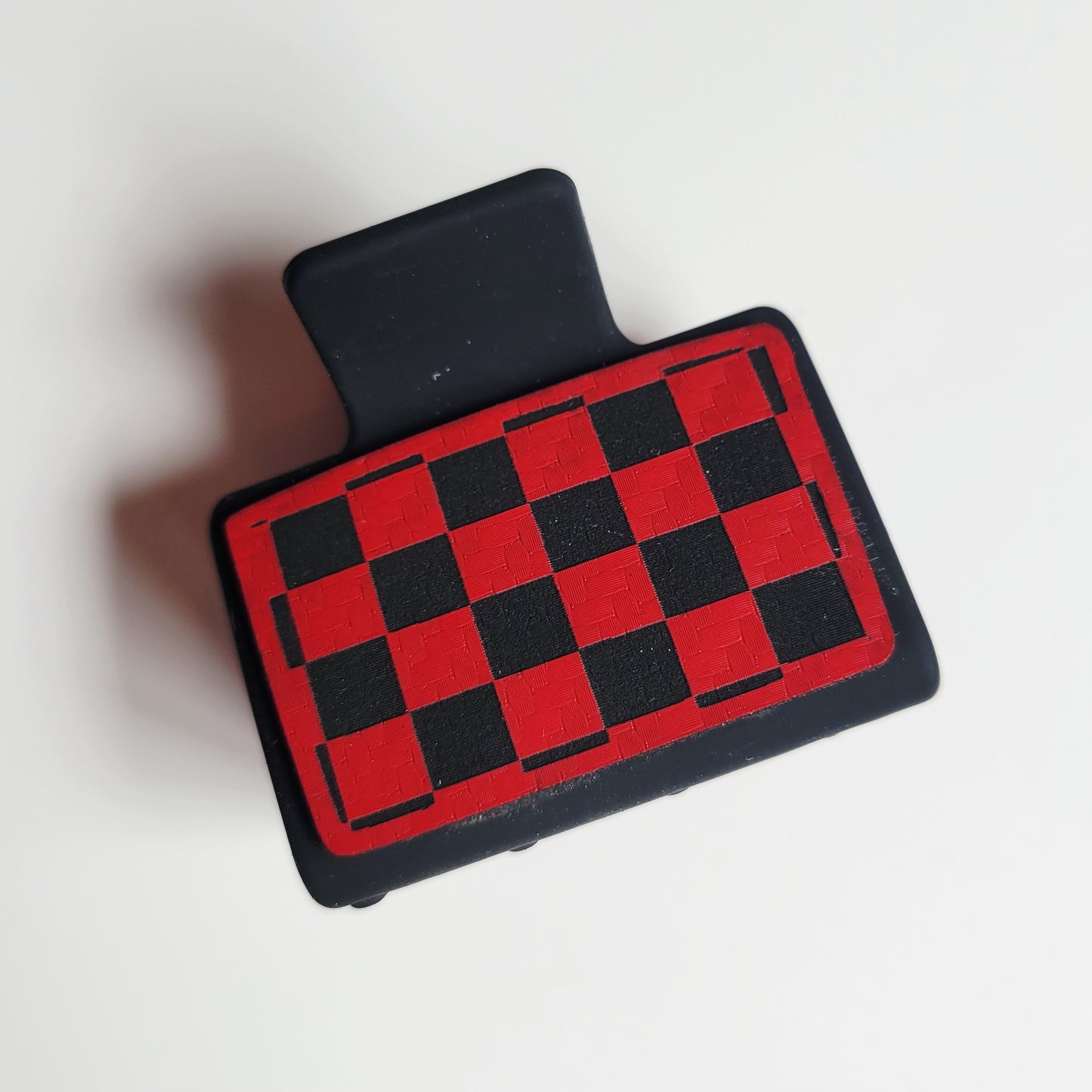 SMALL Checkered Hair Clip