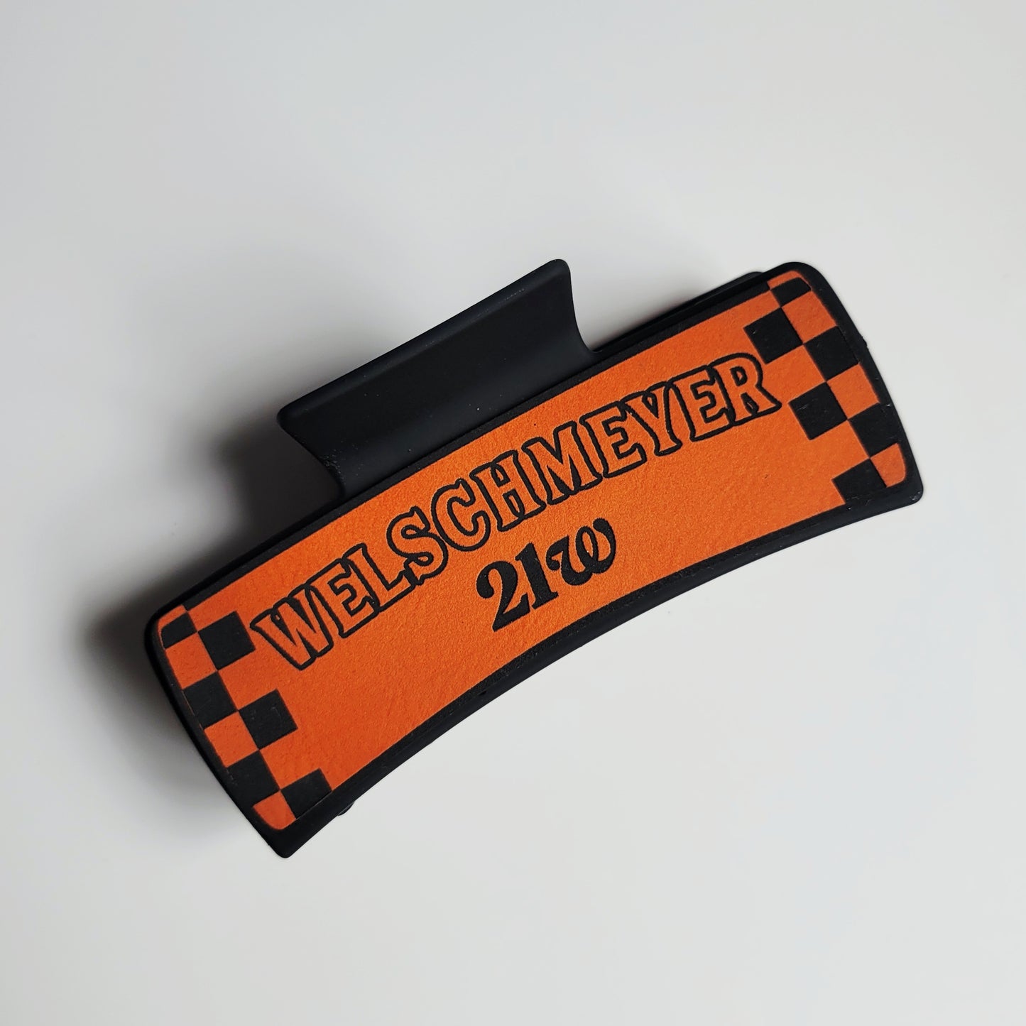Custom Race Team Hair Claw Clip