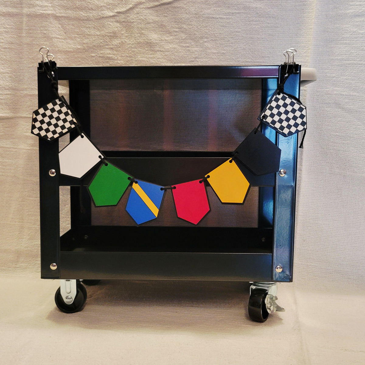 Mini Racing Flag Banner