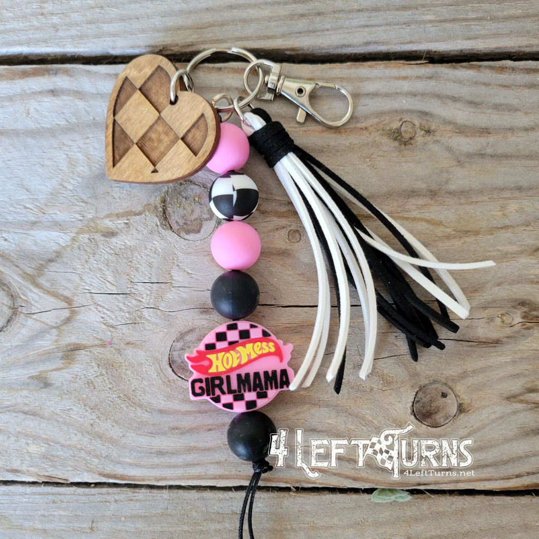 Large Focal Bead Design Your Own Silicone Bead Key Fob