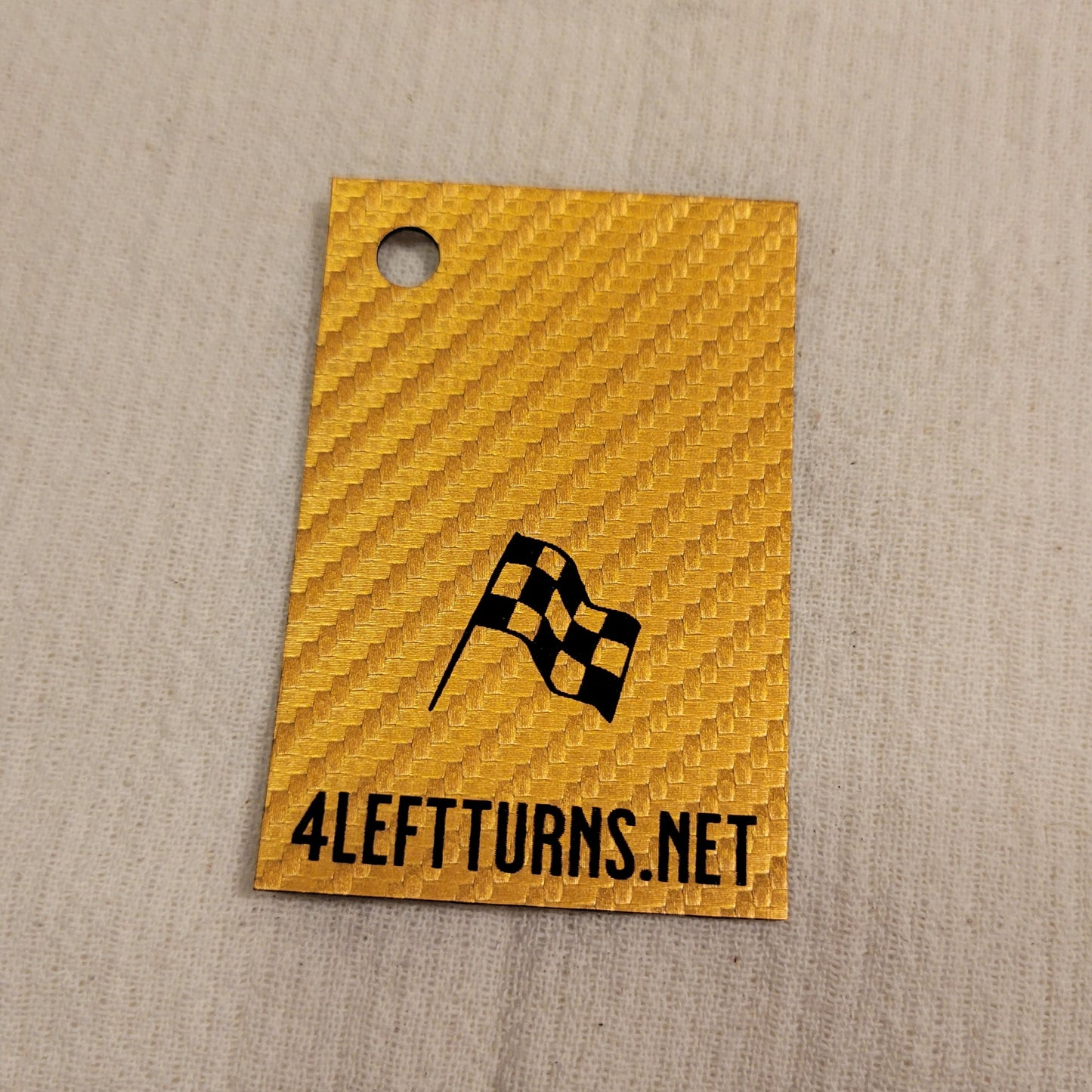 Personalized Custom Engraved Leatherette Wristlet Key Fob