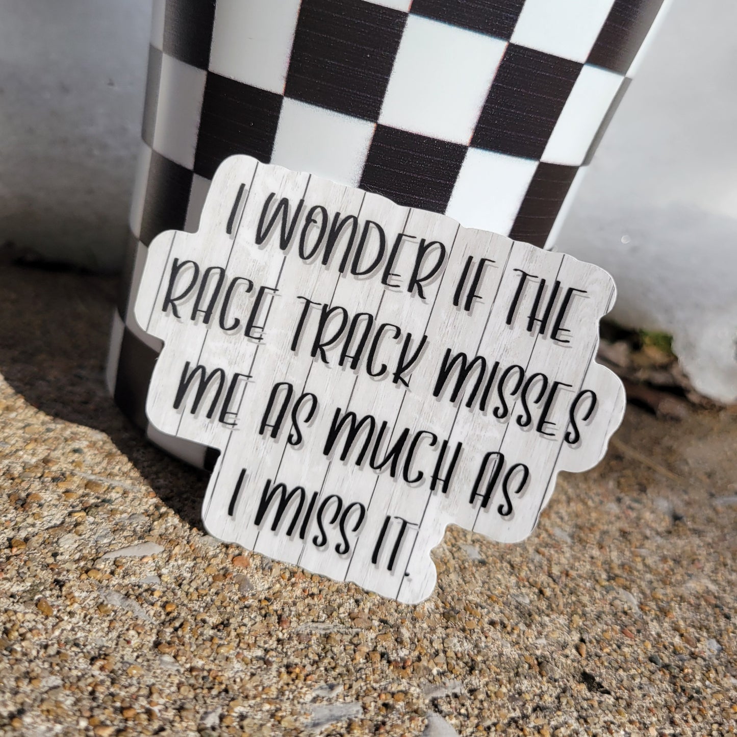 Racing Stickers for Phones Tablets Laptops Water Bottles by 4 Left Turns
