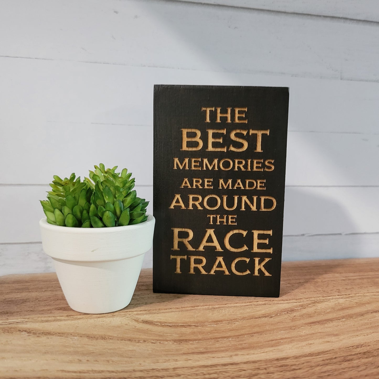 Best Memories Mini Laser Engraved Wood Sign