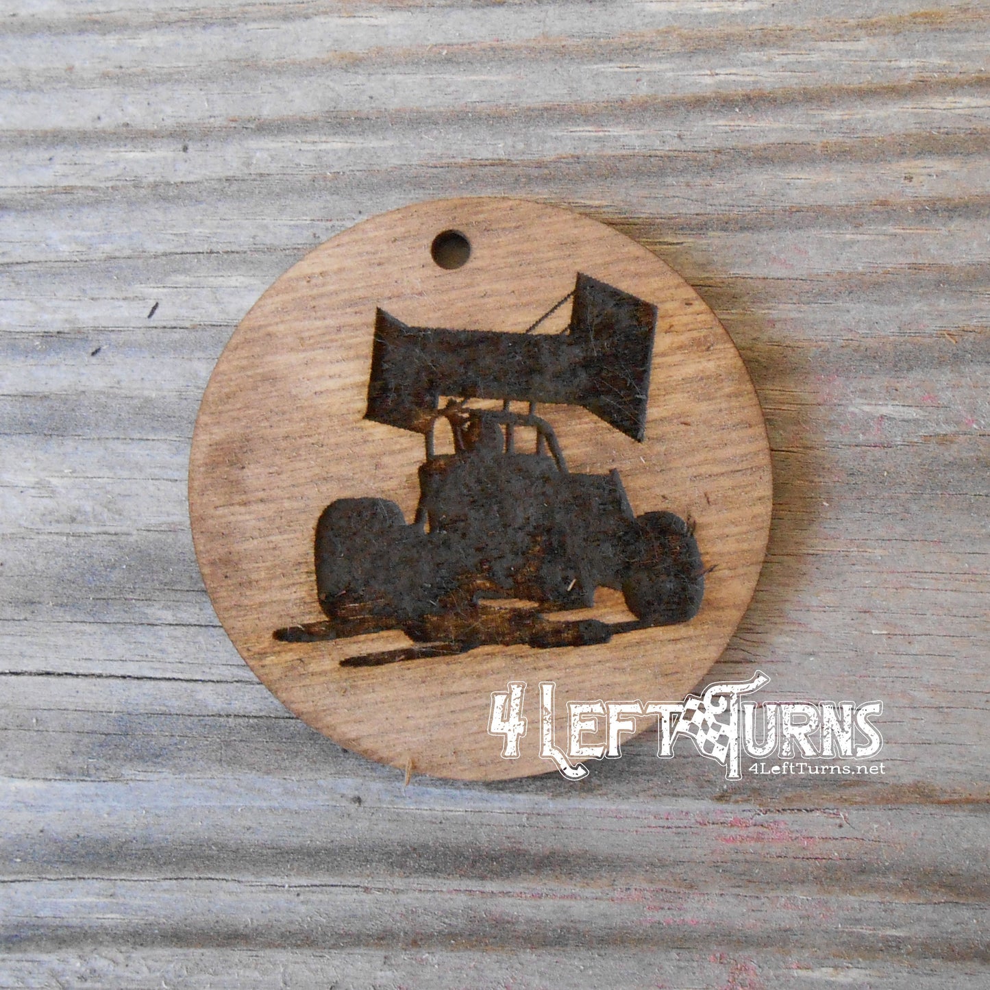 Race Car Number Custom Silicone Bead Key Fob