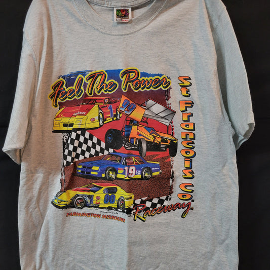 Vintage Short-Sleeved St. Francois County Raceway T-Shirt
