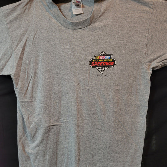 Vintage Short-Sleeved NASCAR Silicone Motor Speedway T-Shirt