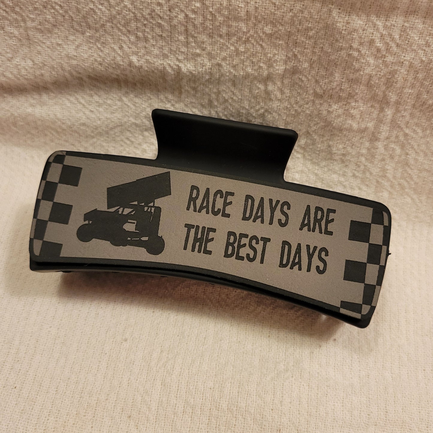 Race Car Race Days Best Days Hair Claw Clip