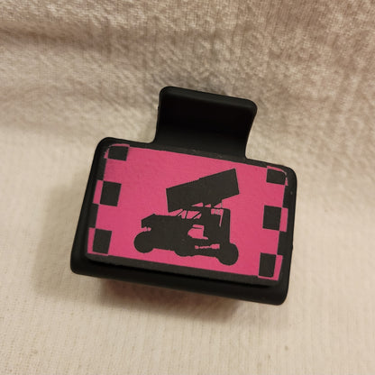 SMALL Race Car Hair Clip