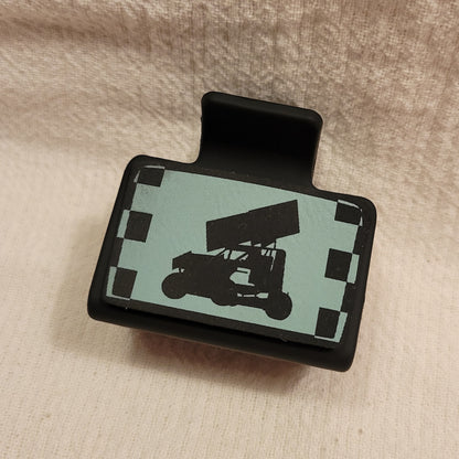 SMALL Race Car Hair Clip