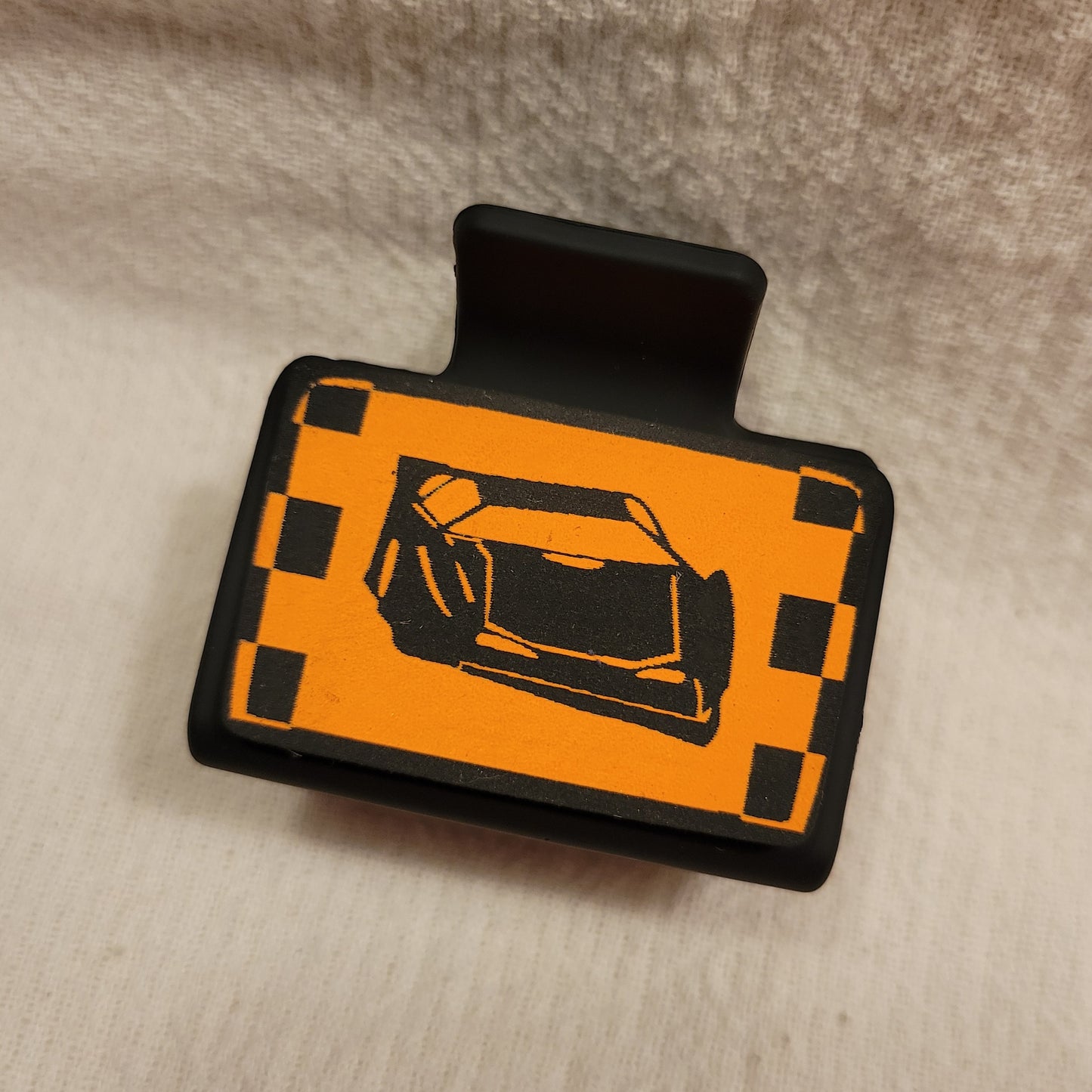 SMALL Race Car Hair Clip