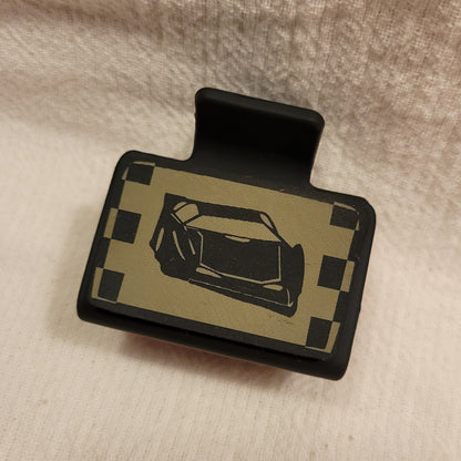 SMALL Race Car Hair Clip