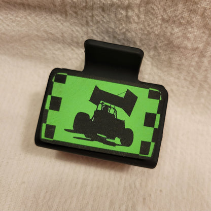 SMALL Race Car Hair Clip