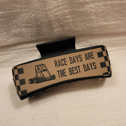 Race Car Race Days Best Days Hair Claw Clip