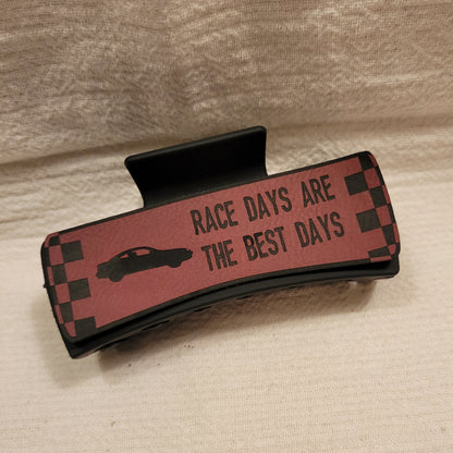 Race Car Race Days Best Days Hair Claw Clip