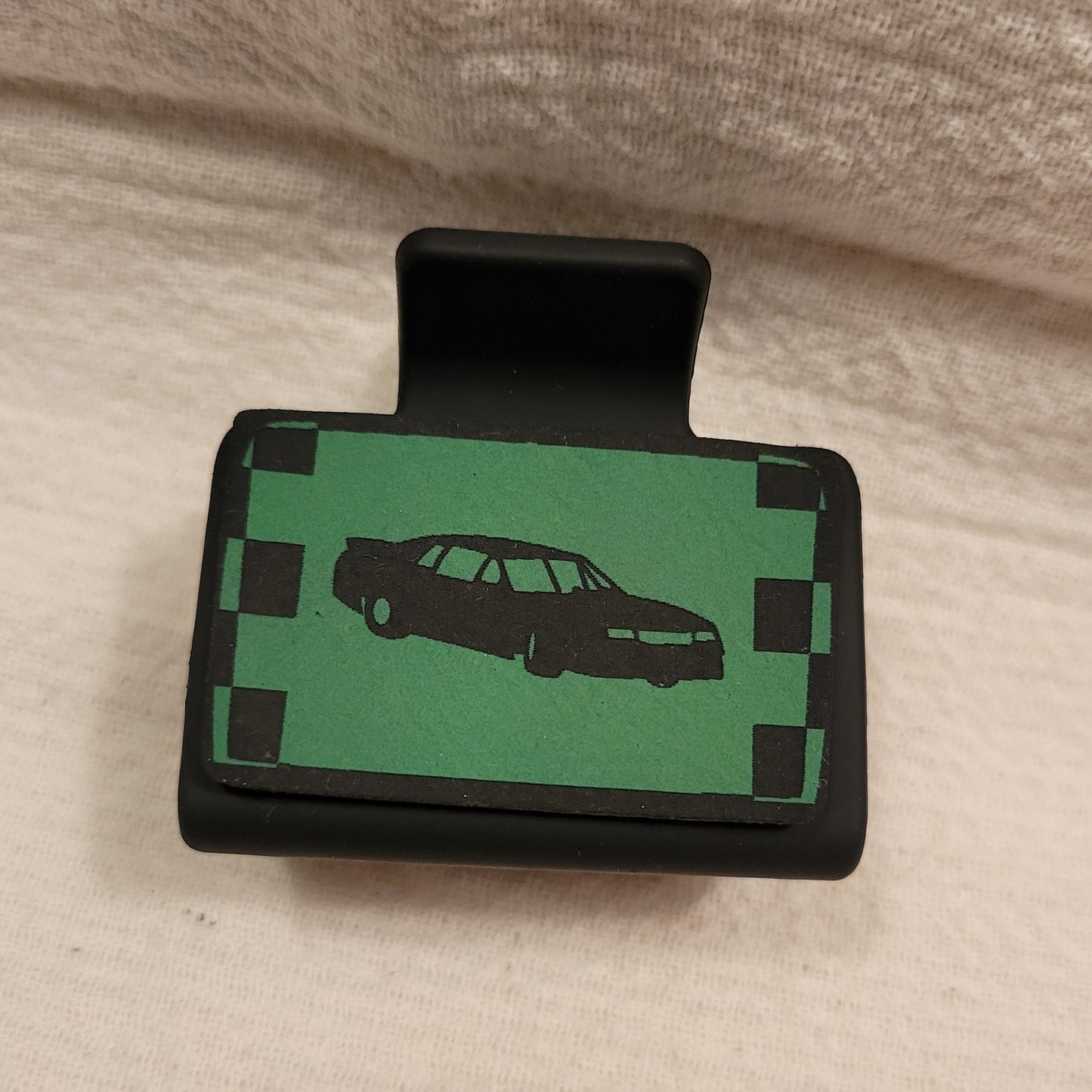 SMALL Race Car Hair Clip