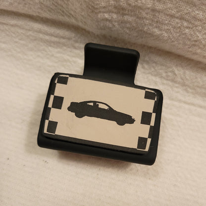 SMALL Race Car Hair Clip