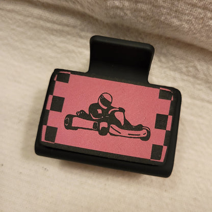 SMALL Race Car Hair Clip