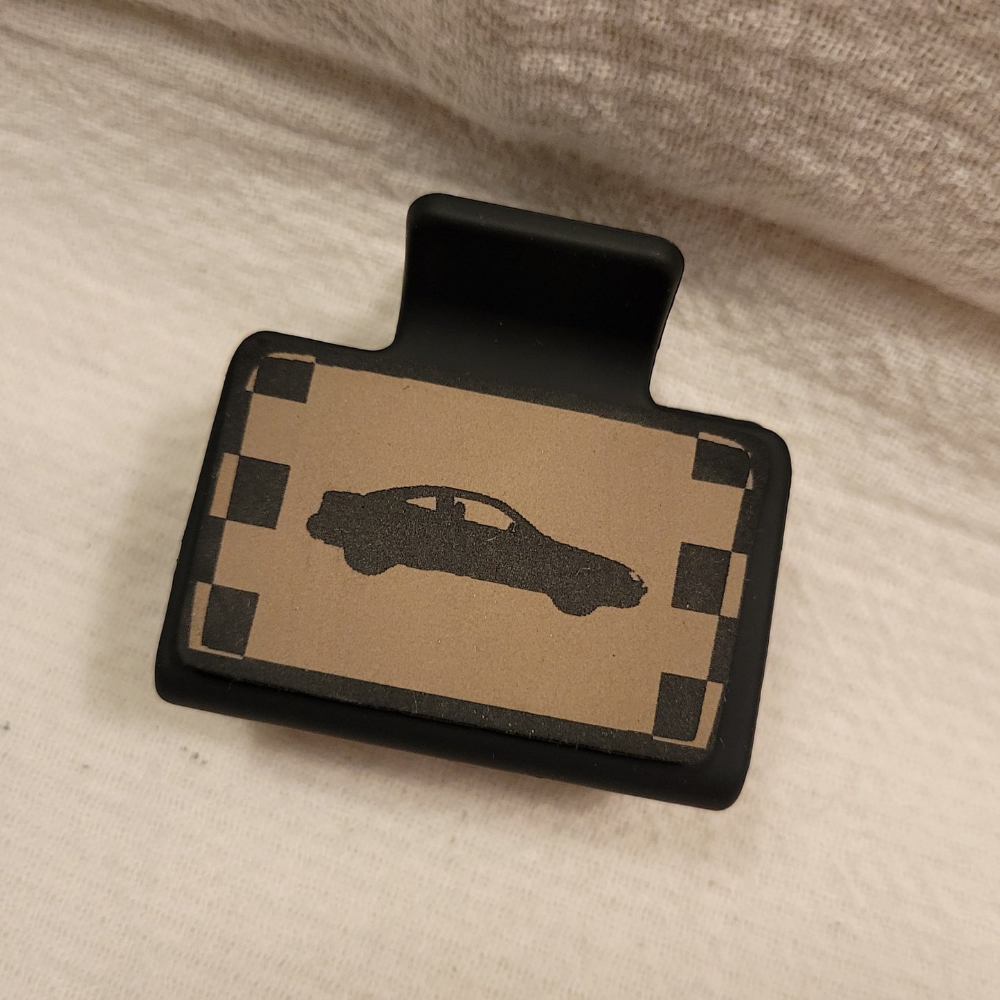 SMALL Race Car Hair Clip