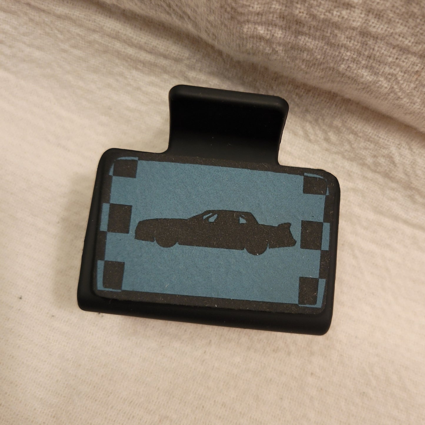 SMALL Race Car Hair Clip