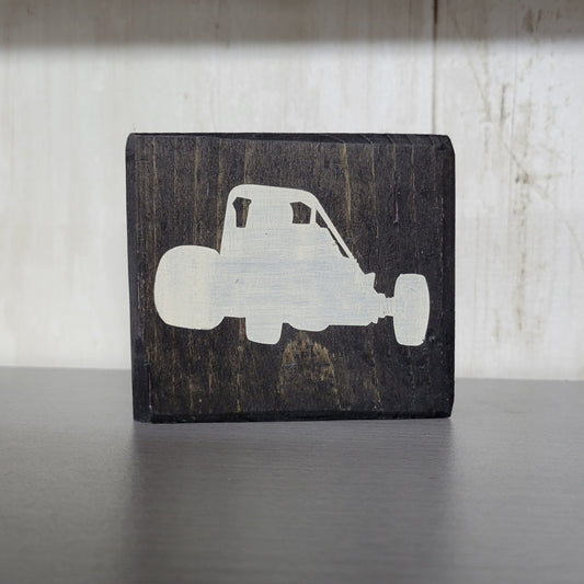 Midget Wood Block Scrappy Sign