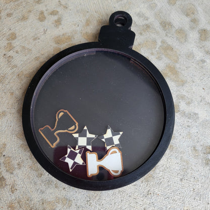 Additional Drop-in Charms for Customized Racing Christmas Ornament