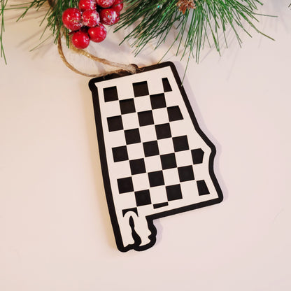 Checkered State Ornaments -All Fifty States
