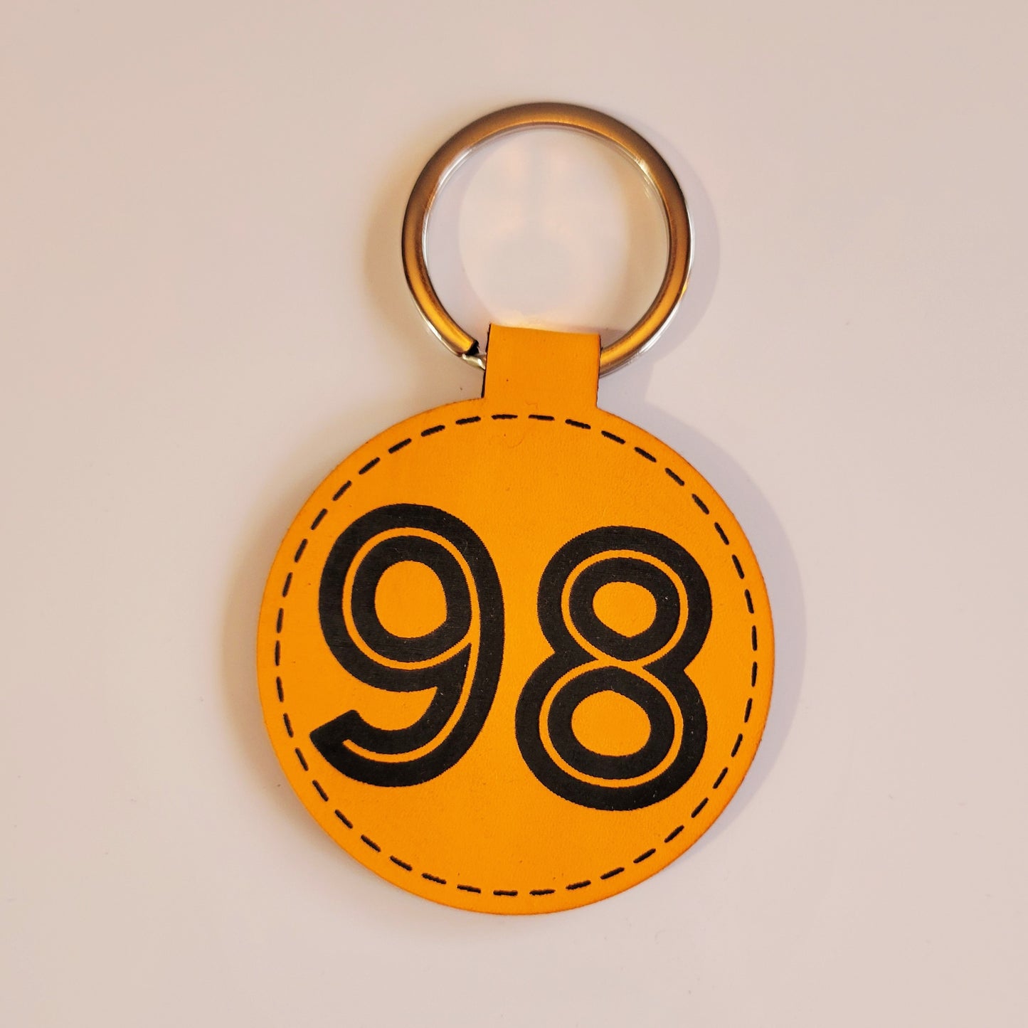 Personalized Leatherette Key Fob